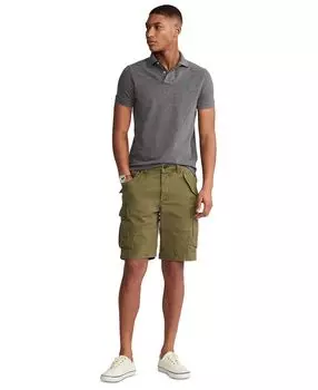 Мужская футболка-поло slim fit из сетчатой ткани на заказ Polo Ralph Lauren, мульти