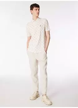 Мужская футболка-поло стандартного кроя цвета экрю GIRONA U.S. Polo Assn., экрю