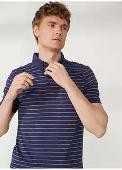 Мужская футболка-поло темно-синего цвета PENDE U.S. Polo Assn., темно-синий