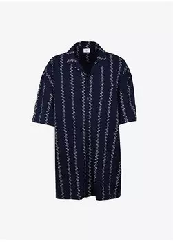 Мужская футболка-поло темно-синего цвета PISA U.S. Polo Assn., темно-синий
