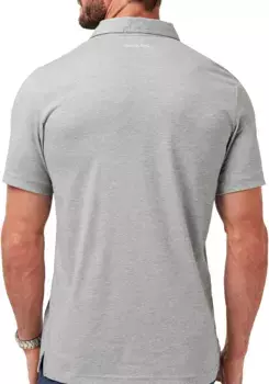 Мужская футболка-поло TravisMathew Boston Red Sox серая Zinna