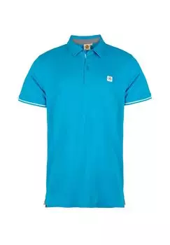 Мужская футболка Polo Valley с ребристым воротником и логотипом ROADSIGN australia, бирюзовый