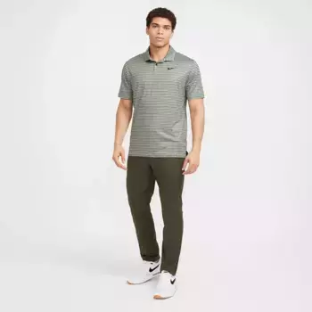 Мужская футболка-поло в полоску Nike Dri-FIT Tour, цвет Jade Horizon