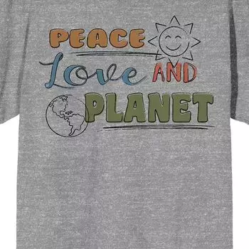 Мужская футболка Positive Vibes Peace Love Licensed Character