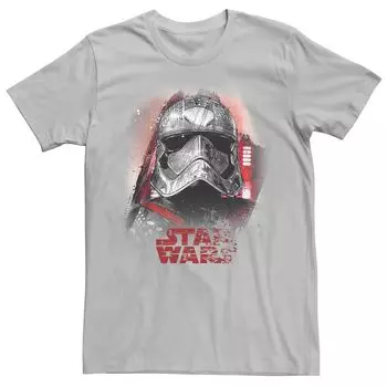 Мужская футболка «Последний джедай Капитан Фазма» из «Звездных войн» Star Wars, серебристый