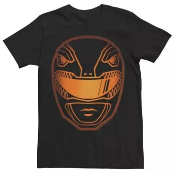 Мужская футболка Power Rangers со светящимся шлемом и резьбой по дереву Licensed Character