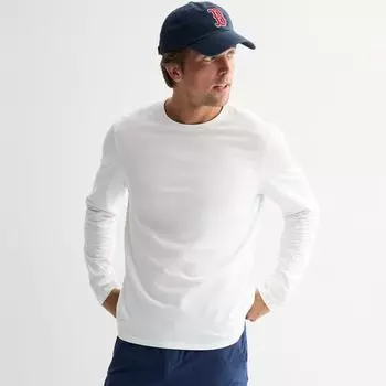 Мужская футболка Premier Flex с длинным рукавом и круглым вырезом Apt. 9, белый