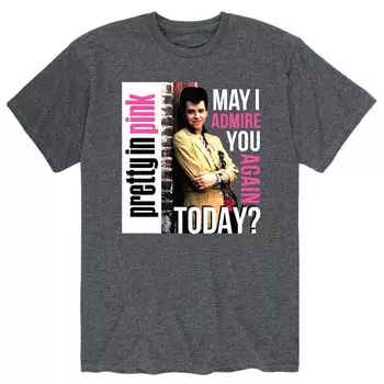 Мужская футболка Pretty In Pink Again Today Licensed Character