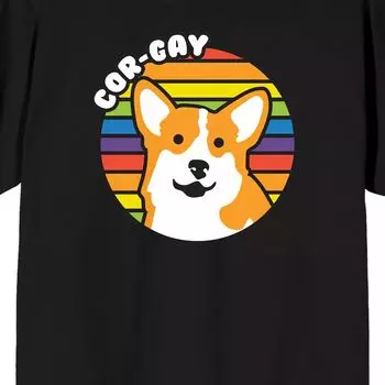 Мужская футболка Pride Corgi Dog Licensed Character