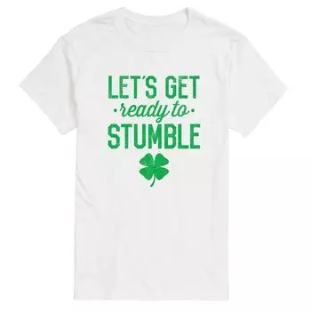 Мужская футболка «Приготовьтесь споткнуться» Licensed Character