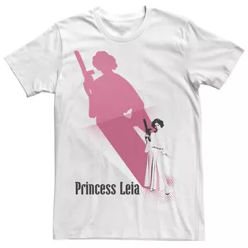 Мужская футболка Princess Leia с абстрактным рисунком теней Star Wars