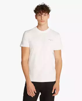 Мужская футболка приталенного кроя с короткими рукавами Tommy Jeans, цвет Crudo