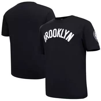 Мужская футболка Pro Standard из синели Brooklyn Nets черного цвета