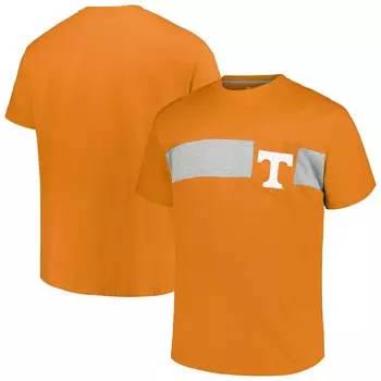 Мужская футболка Profile Tennessee Orange Tennessee Volunteers Big & Tall в цветную полоску, цвет Ten Orange