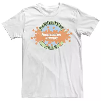 Мужская футболка Property Of Nickelodeon Studios Crew Licensed Character