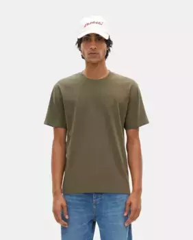 Мужская футболка прямая однотонная The Kooples, темно-зеленый