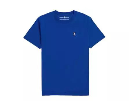 Мужская футболка Psycho Bunny Classic с круглым вырезом цвета сапфир B6U014CRPC-SPH, синий