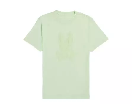 Мужская футболка Psycho Bunny Damon Graphic Tee Patina Green B6U900Y1PC-PTG