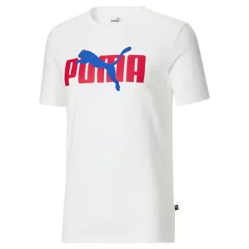 Мужская футболка PUMA Cat Overlap, белый