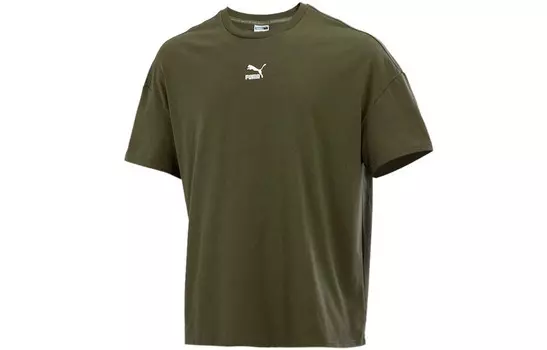 Мужская футболка Puma, цвет Army Green