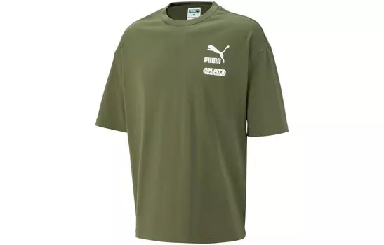 Мужская футболка Puma, цвет Army Green