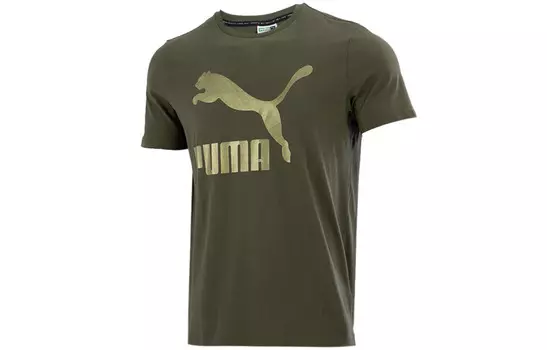 Мужская футболка Puma, цвет Army Green