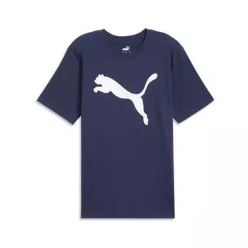 Мужская футболка PUMA Essentials Big Cat, темно-синий