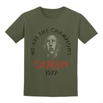 Мужская футболка Queen Licensed Character, цвет Military Green