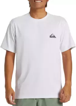 Мужская футболка Quiksilver для серфинга на каждый день с короткими рукавами, белый
