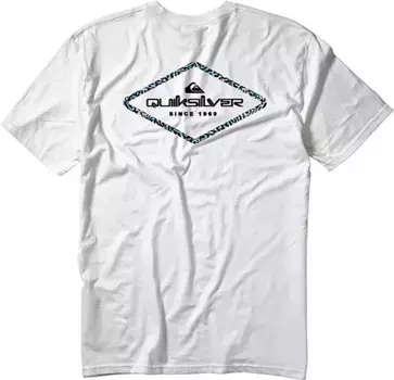 Мужская футболка Quiksilver с замком Omni Lock, белый