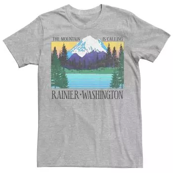 Мужская футболка Rainier Washington The Mountain Is Call Licensed Character