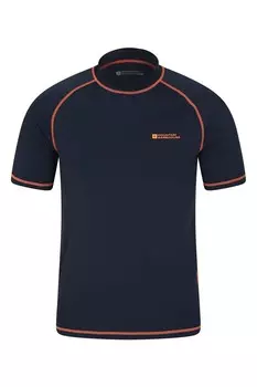 Мужская футболка рашгард с защитой от ультрафиолета Mountain Warehouse, синий