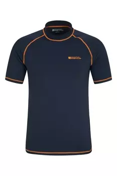 Мужская футболка рашгард с защитой от ультрафиолета Mountain Warehouse, синий