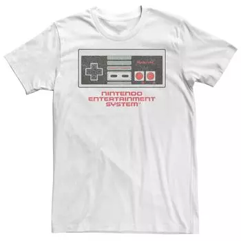 Мужская футболка развлекательной системы с контроллером Nintendo NES Licensed Character