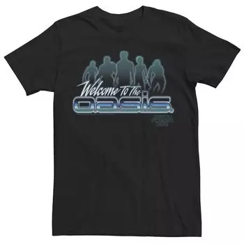 Мужская футболка Ready Player One Welcome To The Oasis Silhouette с логотипом Licensed Character