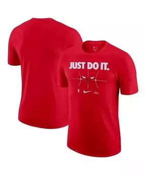 Мужская футболка Red Chicago Bulls Just Do It Nike, красный