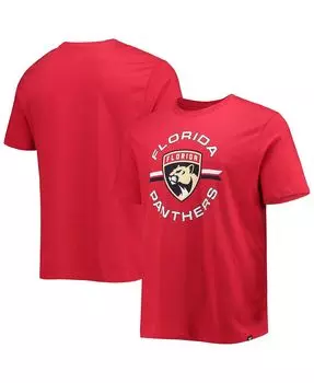 Мужская футболка red florida panthers assist super rival '47 Brand, красный