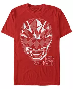 Мужская футболка red ranger lines с круглым вырезом и короткими рукавами Fifth Sun, красный