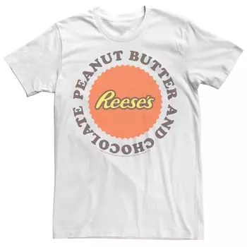 Мужская футболка Reese's с рисунком арахисового масла и шоколада Licensed Character