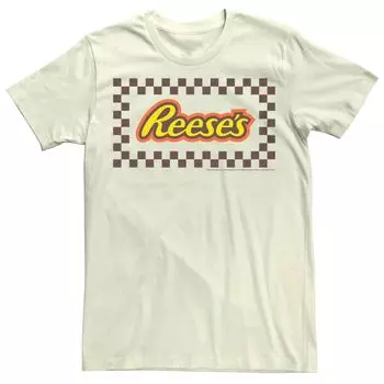Мужская футболка Reese's в шоколадную клетку с логотипом Licensed Character