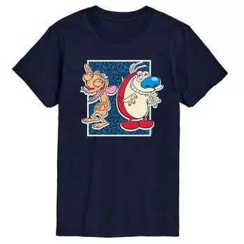 Мужская футболка Ren & Stimpy Laughing Licensed Character