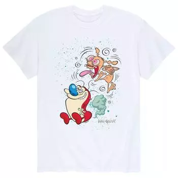 Мужская футболка Ren & Stimpy Licensed Character