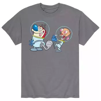Мужская футболка Ren & Stimpy Space Tee Licensed Character