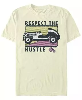 Мужская футболка Respect The Hustle с коротким рукавом и круглым вырезом Fifth Sun, коричневый/бежевый