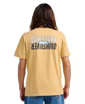 Мужская футболка Ride Side Up Quiksilver, желтый