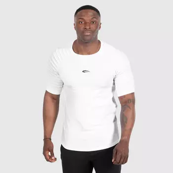 Мужская футболка Ripplez белая для спорта и отдыха SMILODOX, цвет weiss