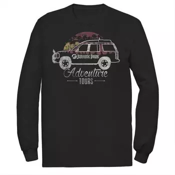 Мужская футболка Road Trip с Парком Юрского периода Licensed Character, черный