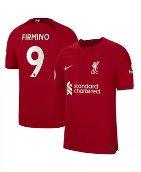 Мужская футболка roberto firmino red liverpool 2022/23 home authentic player Nike, красный