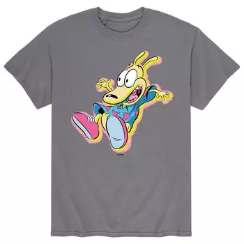 Мужская футболка Rocko's Modern Life Jumping Rocko Licensed Character