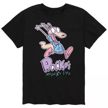 Мужская футболка Rocko's Modern Life Yelping Rocko Licensed Character